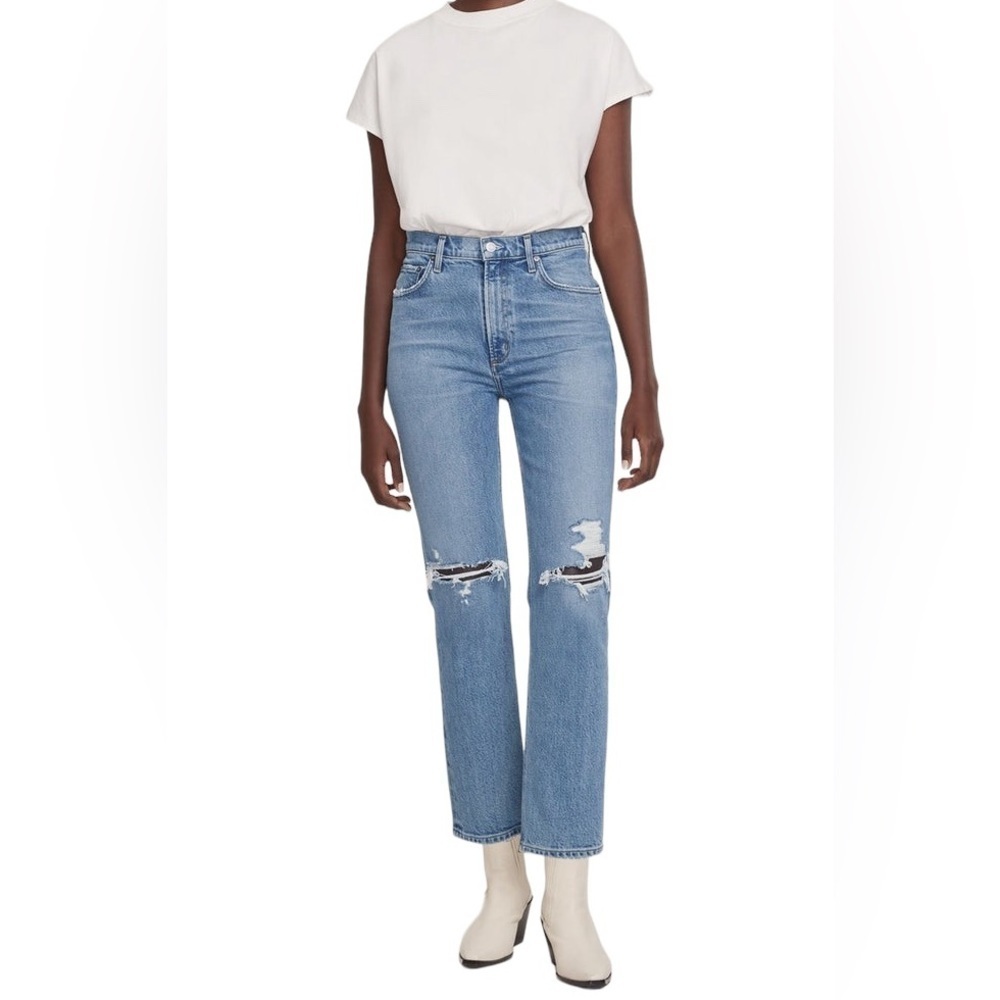 AGOLDE Wilder MidRise Straight Jean in Whiplash